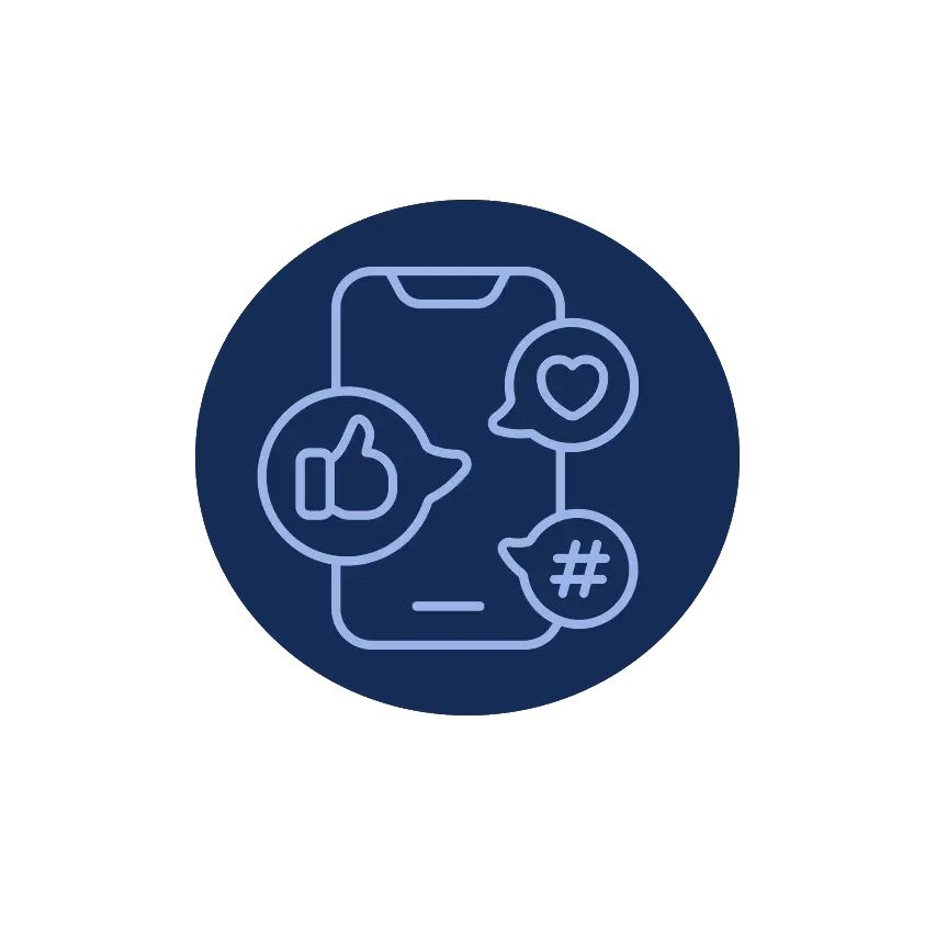 social media marketing icon
